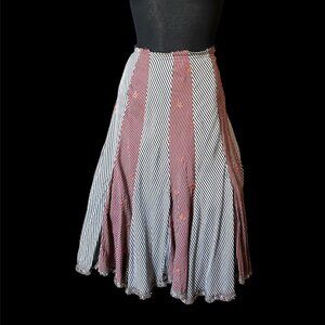 Boo Radley Striped Bias Skirt